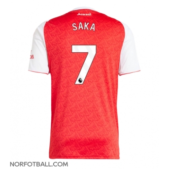 Billige Fotballdrakt Arsenal Bukayo Saka #7 Replika Hjemmedrakt 2025-26 Kortermet